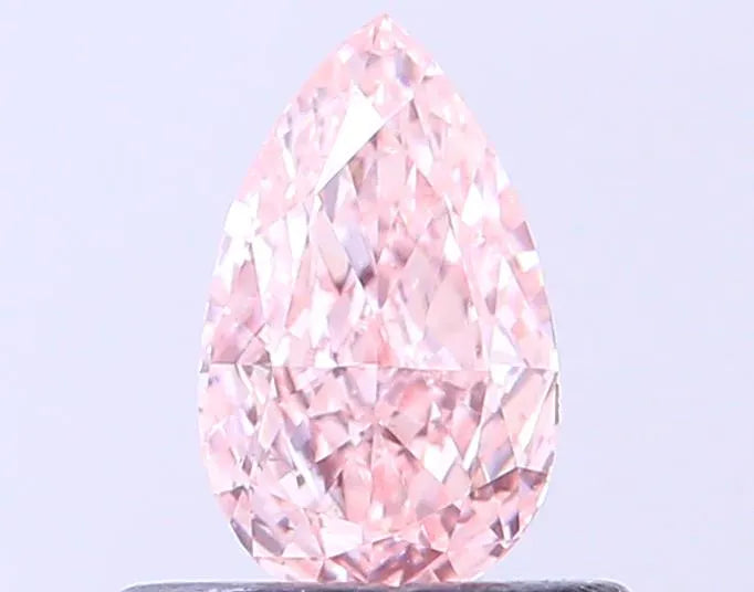 0.38ct Pear Lab Grown Diamond (Colour Fancy Intense Pink, Clarity VS1, IGI Certified)