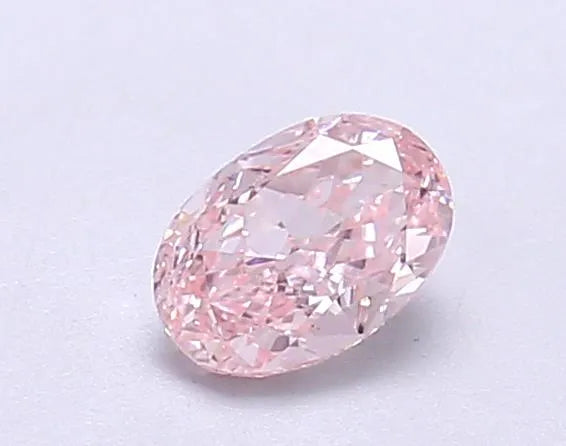 0.43ct Oval Lab Grown Diamond (Colour Fancy Intense Pink, Clarity VVS2, IGI Certified)