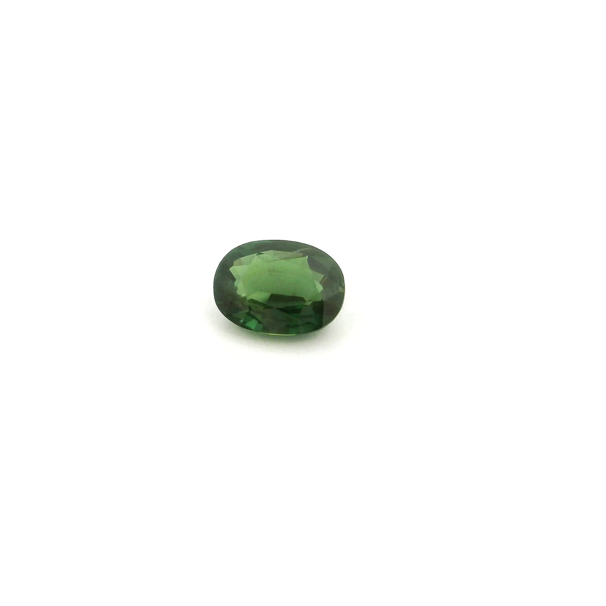 0.78ct Oval Natural Sapphire (Colour Green, Clarity Moderately Included, Cut Faceted)