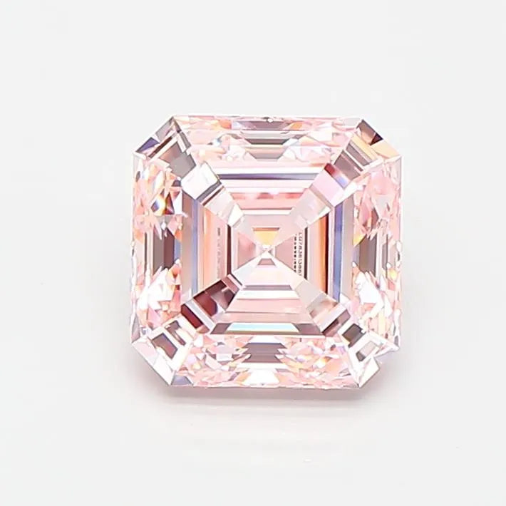 1.02ct Asscher Lab Grown Diamond (Colour Fancy Intense Pink, Clarity VVS2, IGI Certified)