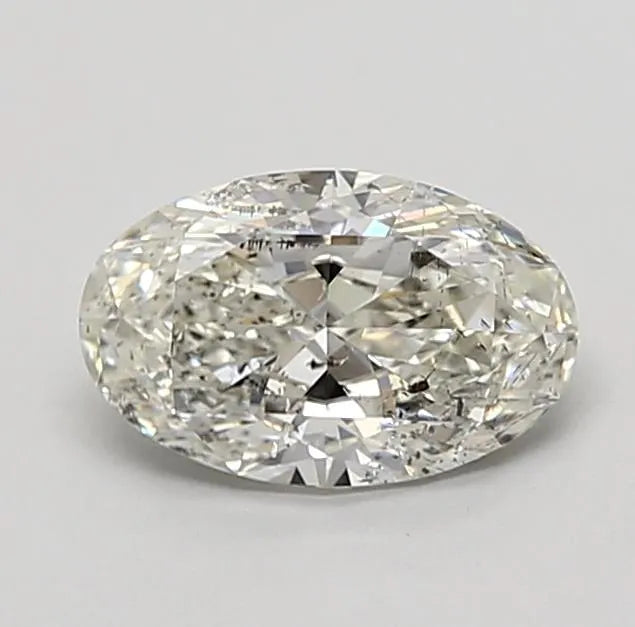 1.02ct Oval Natural Diamond (Colour I, Clarity SI2, HRD Certified)