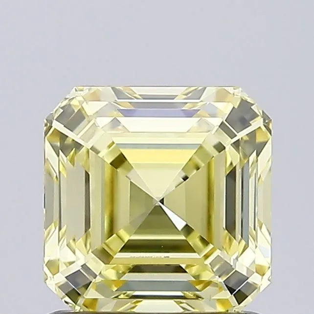 1.08ct Asscher Lab Grown Diamond (Colour Fancy Yellow, Clarity VS1, IGI Certified)