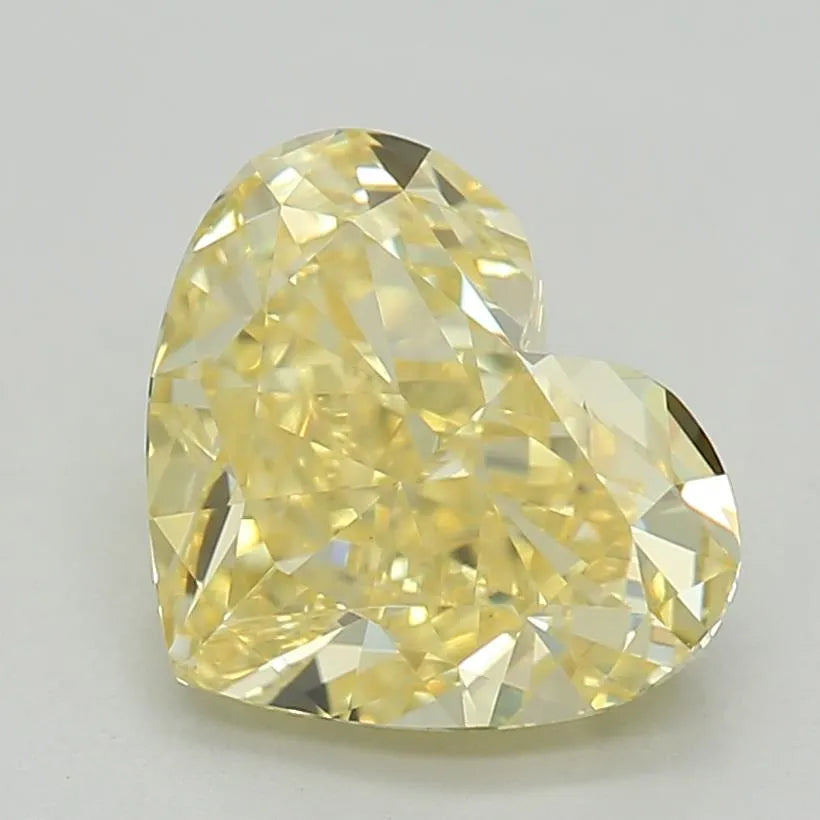 1.10ct Heart Lab Grown Diamond (Colour Fancy Vivid Yellow, Clarity VS2, IGI Certified)