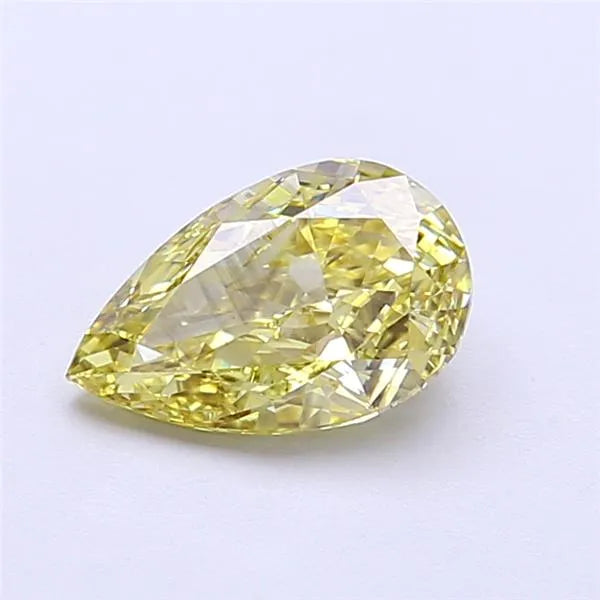 1.14ct Pear Lab Grown Diamond (Colour Fancy Intense Yellow, Clarity VS2, IGI Certified)