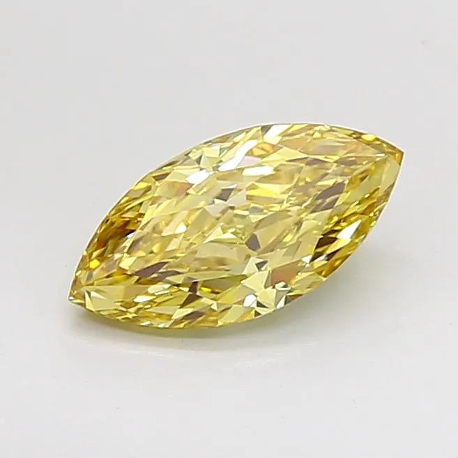 1.51ct Marquise Lab Grown Diamond (Colour Fancy Intense Yellow, Clarity VVS2, IGI Certified)