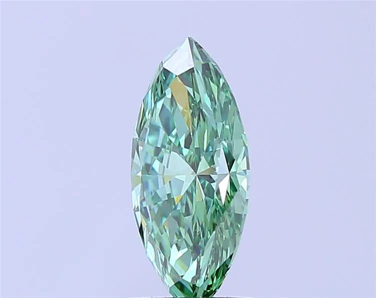 1.51ct Marquise Lab Grown Diamond (Colour Fancy Vivid Green, Clarity VVS2, IGI Certified)