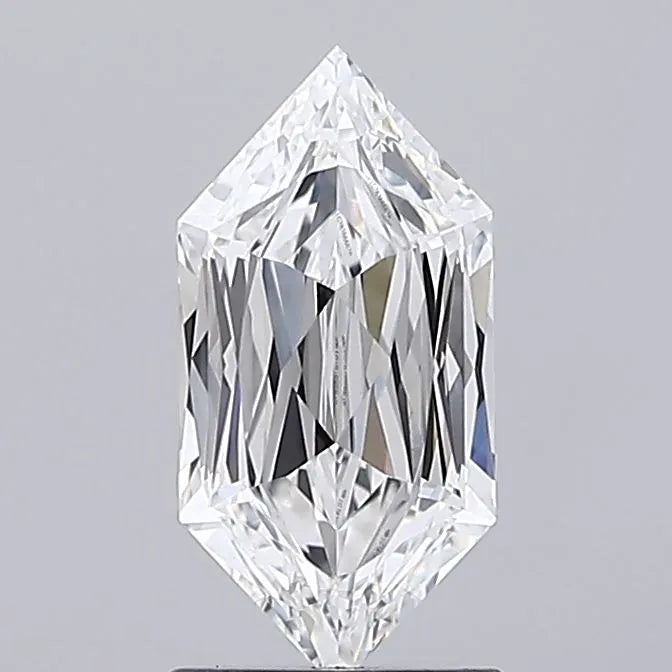 1.52ct Hexagonal Lab Grown Diamond (Colour E, Clarity VVS2, IGI Certified)