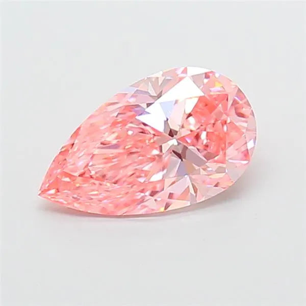 1.52ct Pear Lab Grown Diamond (Colour Fancy Vivid Pink, Clarity VVS2, IGI Certified)