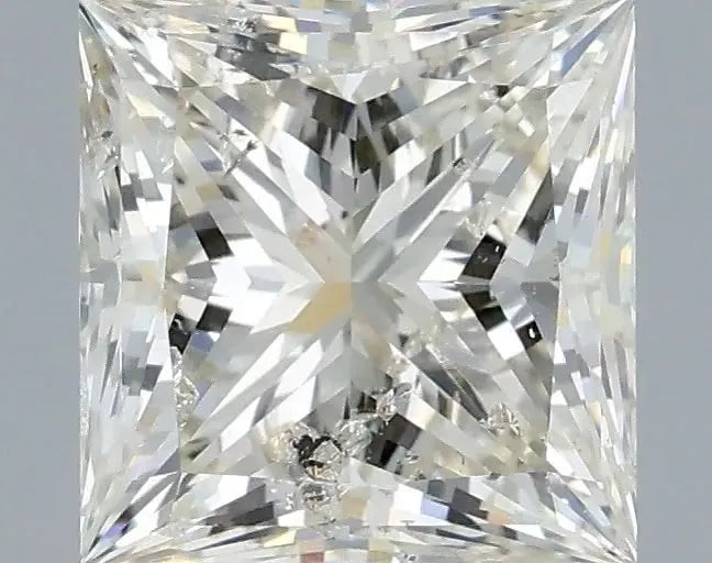 1.52ct Princess Natural Diamond (Colour K, Clarity SI2, Cut EX, IGI Certified)
