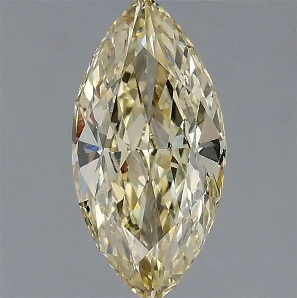 1.56ct Marquise Lab Grown Diamond (Colour Fancy Yellow, Clarity VVS2, IGI Certified)