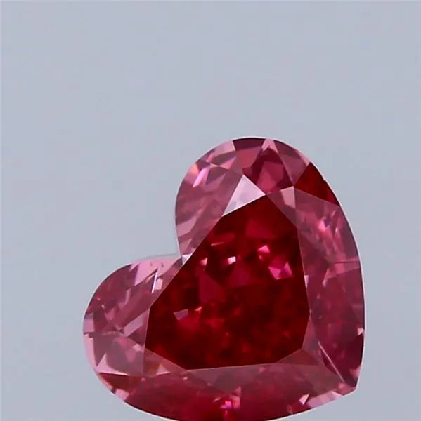 1.59ct Heart Lab Grown Diamond (Colour Fancy Deep Pink, Clarity VS1, IGI Certified)