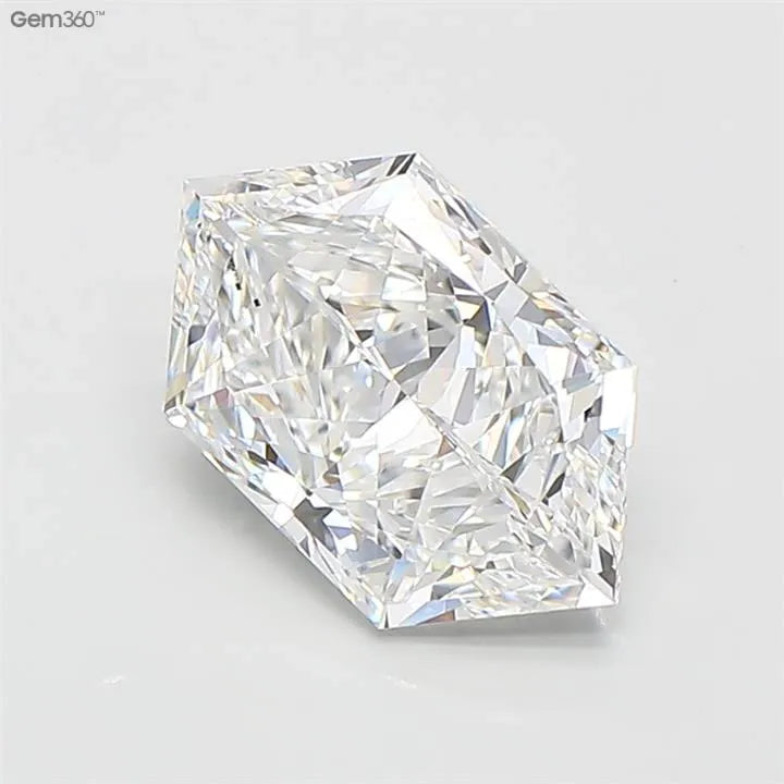 1.71ct Hexagonal Lab Grown Diamond (Colour D, Clarity VVS2, IGI Certified)