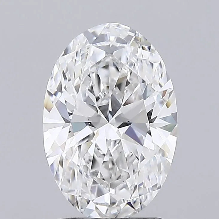 2.00ct Oval Lab Grown Diamond (Colour E, Clarity IF, IGI Certified)