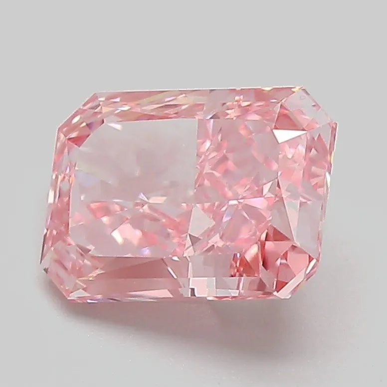 2.09ct Radiant Lab Grown Diamond (Colour Fancy Vivid Pink, Clarity VS1, IGI Certified)