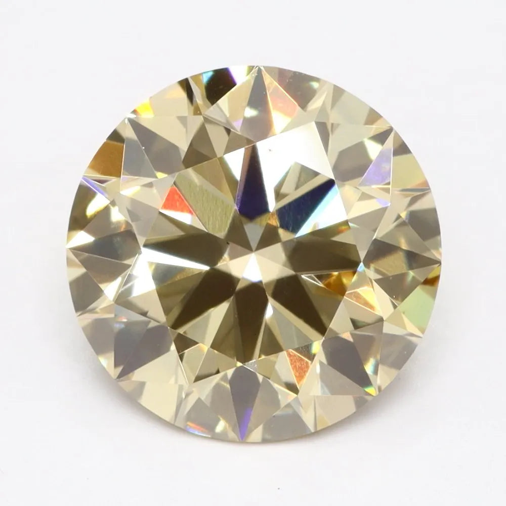 2.20ct Round Lab Grown Diamond (Colour Fancy Yellow, Clarity VS1, Cut ID, IGI Certified)