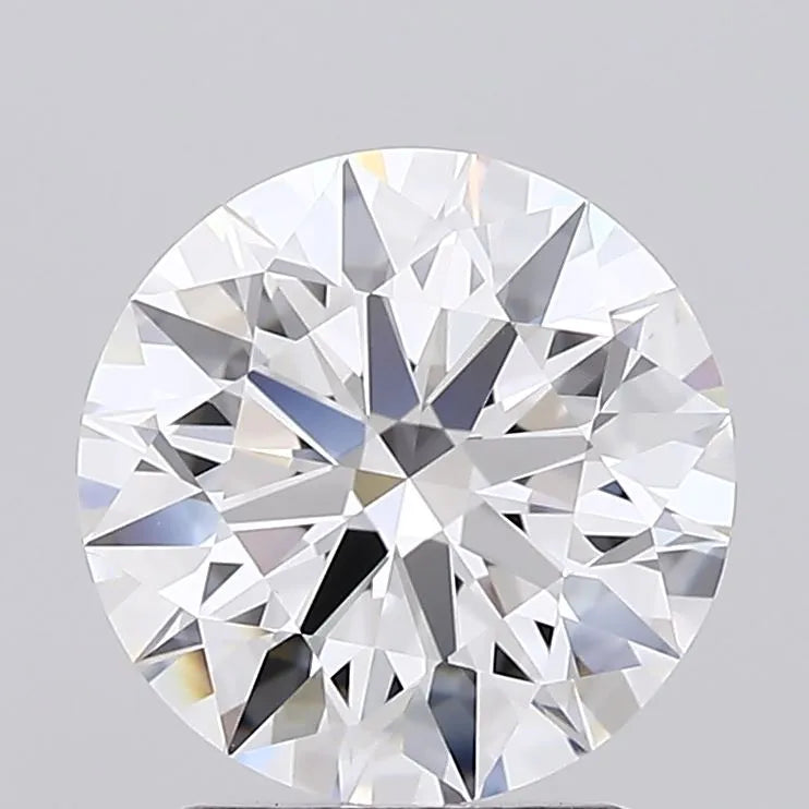 2.25ct Round Lab Grown Diamond (Colour D, Clarity IF, Cut ID, IGI Certified)