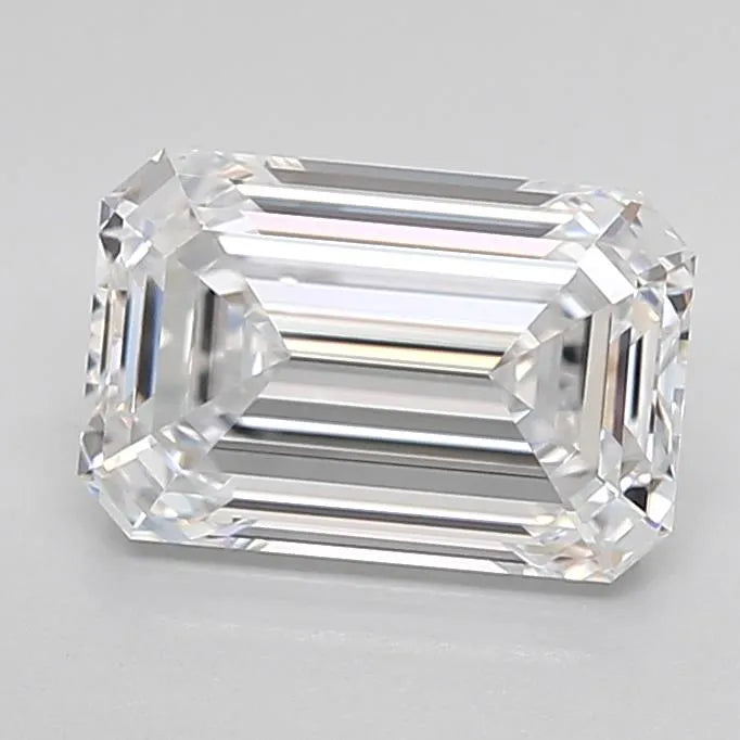 2.36ct Emerald Lab Grown Diamond (Colour D, Clarity IF, Cut EX, IGI Certified)