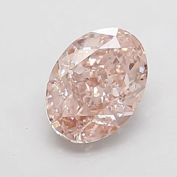 2.50ct Oval Lab Grown Diamond (Colour Fancy Brown Pink, Clarity VS1, IGI Certified)