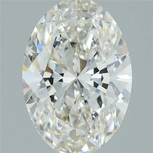 2.50ct Oval Lab Grown Diamond (Colour G, Clarity VVS2, IGI Certified)