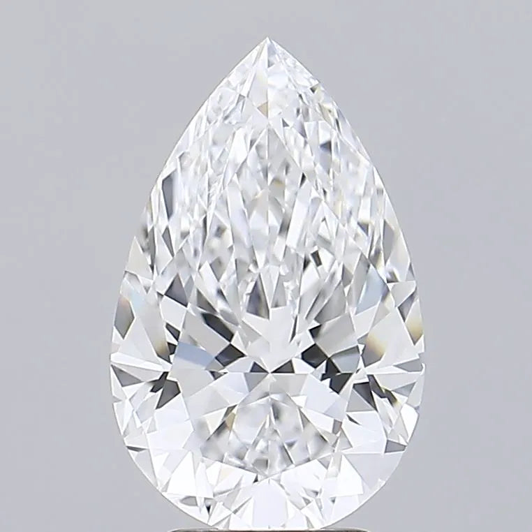 2.51ct Pear Lab Grown Diamond (Colour E, Clarity IF, IGI Certified)