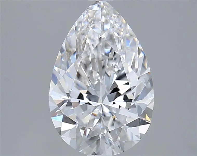 2.53ct Pear Lab Grown Diamond (Colour D, Clarity VVS2, IGI Certified)