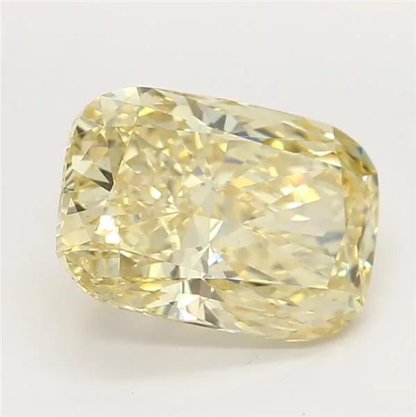2.55ct Cushion modified Lab Grown Diamond (Colour Fancy Yellow, Clarity VS1, IGI Certified)