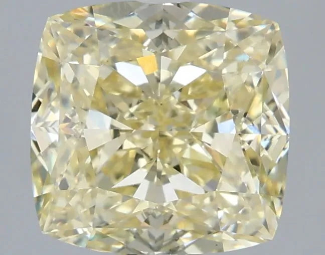 2.60ct Cushion modified Lab Grown Diamond (Colour Fancy Yellow, Clarity VS1, IGI Certified)