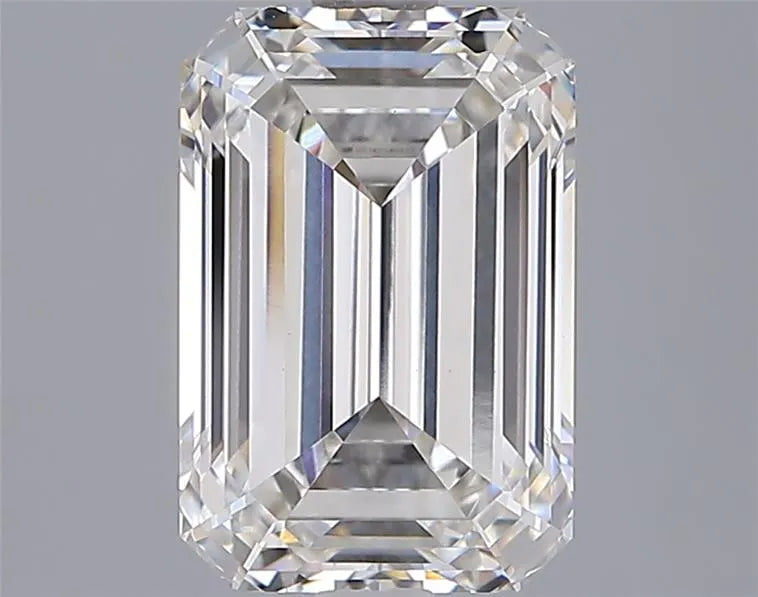 2.85ct Emerald Lab Grown Diamond (Colour G, Clarity VVS2, IGI Certified)