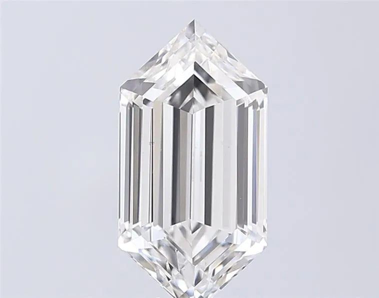 3.00ct Hexagonal Lab Grown Diamond (Colour F, Clarity VVS2, IGI Certified)