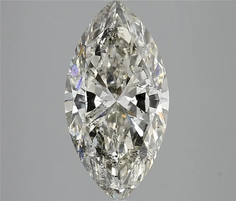 3.02ct Marquise Natural Diamond (Colour J, Clarity SI2, HRD Certified)