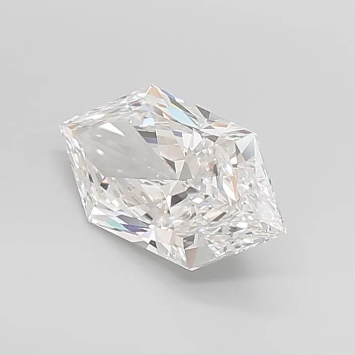 3.03ct Hexagonal Lab Grown Diamond (Colour E, Clarity VVS2, IGI Certified)