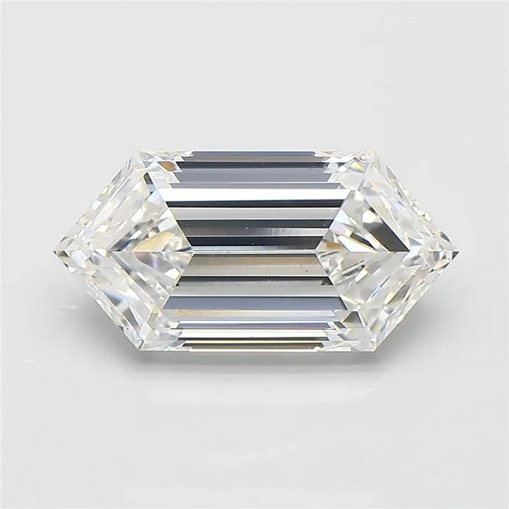 3.04ct Hexagonal Lab Grown Diamond (Colour E, Clarity VVS2, IGI Certified)