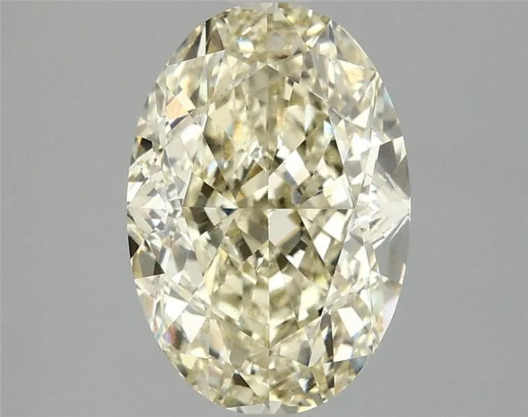3.06ct Oval Lab Grown Diamond (Colour Fancy Yellow, Clarity VS2, IGI Certified)
