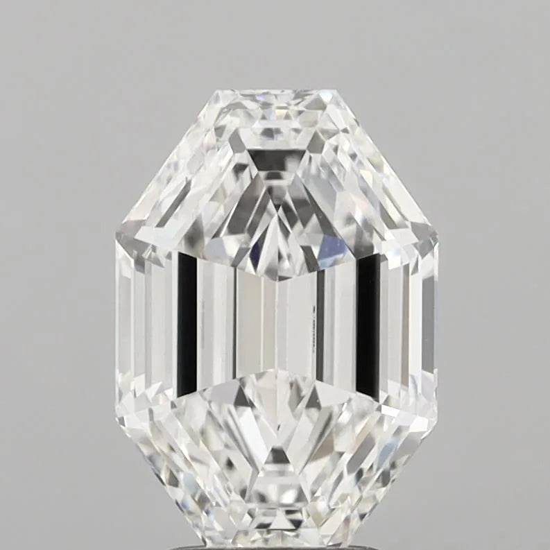 3.07ct Octagonal Lab Grown Diamond (Colour E, Clarity VVS2, IGI Certified)