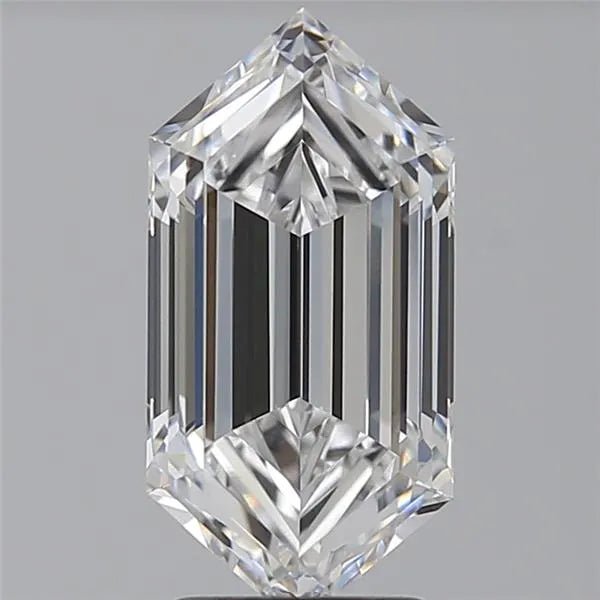 3.08ct Hexagonal Lab Grown Diamond (Colour D, Clarity VVS2, IGI Certified)