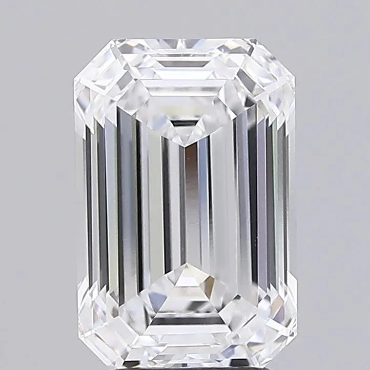 3.09ct Emerald Lab Grown Diamond (Colour D, Clarity IF, IGI Certified)