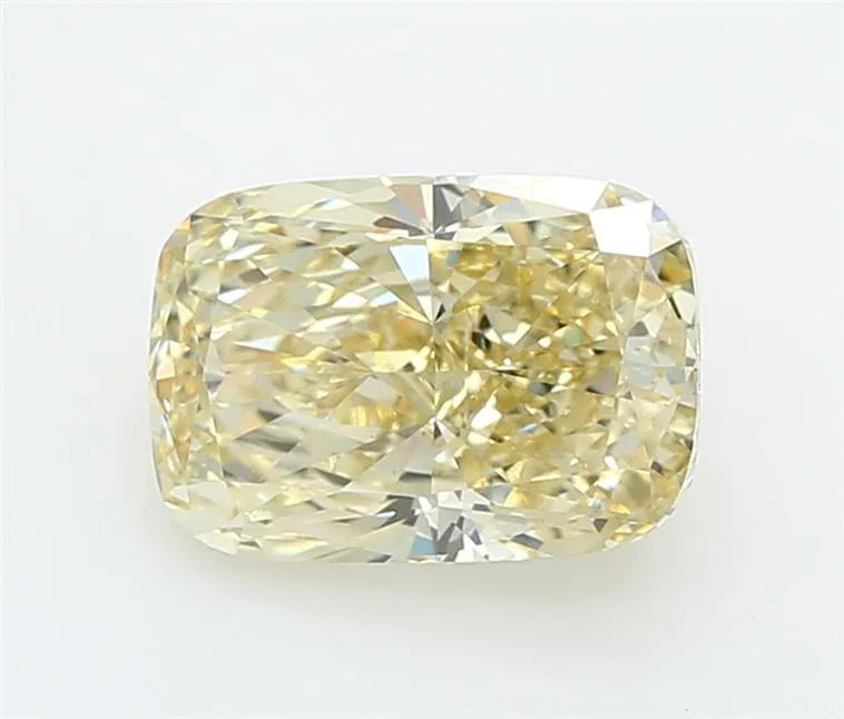 3.23ct Cushion modified Lab Grown Diamond (Colour Fancy Yellow, Clarity VS1, IGI Certified)