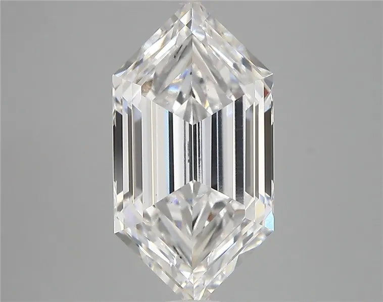 3.36ct Hexagonal Lab Grown Diamond (Colour E, Clarity VS1, IGI Certified)