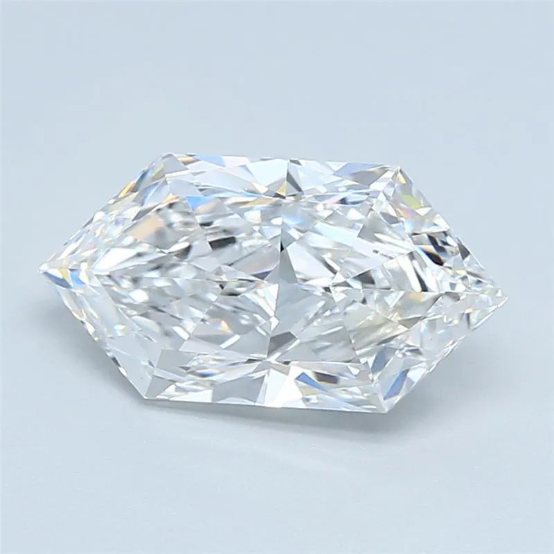 3.45ct Hexagonal Lab Grown Diamond (Colour D, Clarity VVS2, IGI Certified)