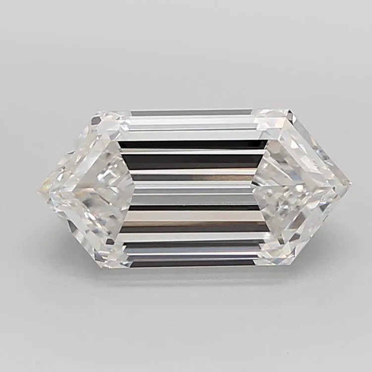 3.52ct Hexagonal Lab Grown Diamond (Colour E, Clarity VVS2, IGI Certified)