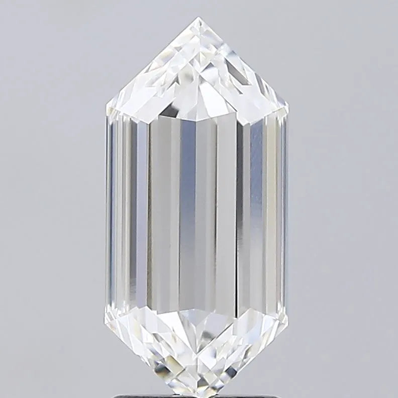 3.58ct Hexagonal Lab Grown Diamond (Colour F, Clarity VVS1, IGI Certified)