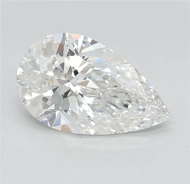 3.94ct Pear Lab Grown Diamond (Colour E, Clarity VVS2, Cut EX, IGI Certified)