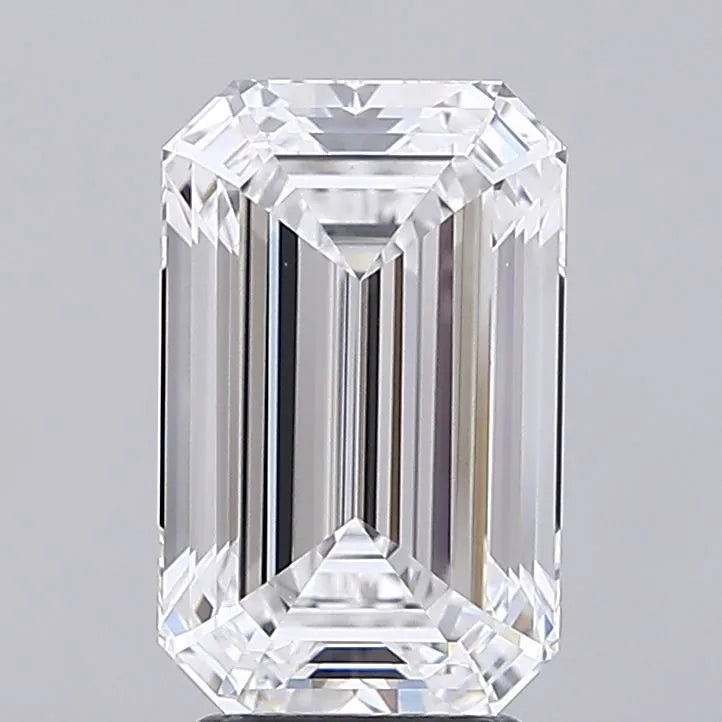 4.01ct Emerald Lab Grown Diamond (Colour D, Clarity VVS1, IGI Certified)