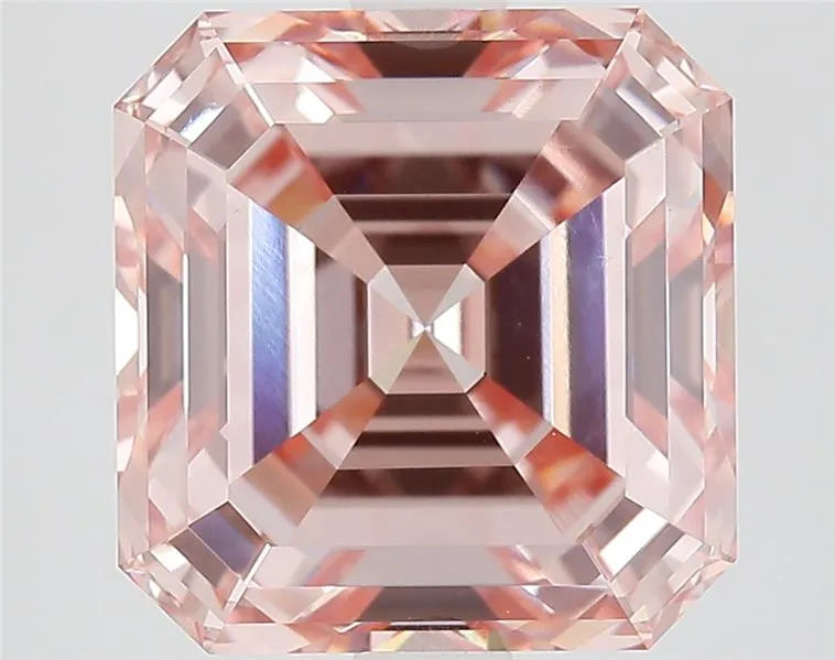 4.05ct Asscher Lab Grown Diamond (Colour Fancy Intense Pink, Clarity VS1, IGI Certified)