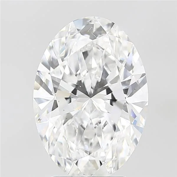 4.23ct Oval Lab Grown Diamond (Colour E, Clarity VVS2, IGI Certified)