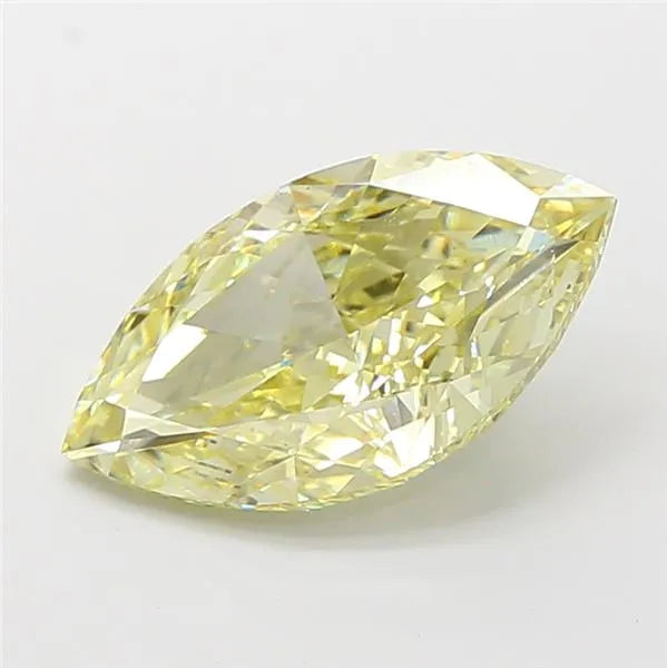 4.59ct Marquise Lab Grown Diamond (Colour Fancy Light Yellow, Clarity VS1, IGI Certified)