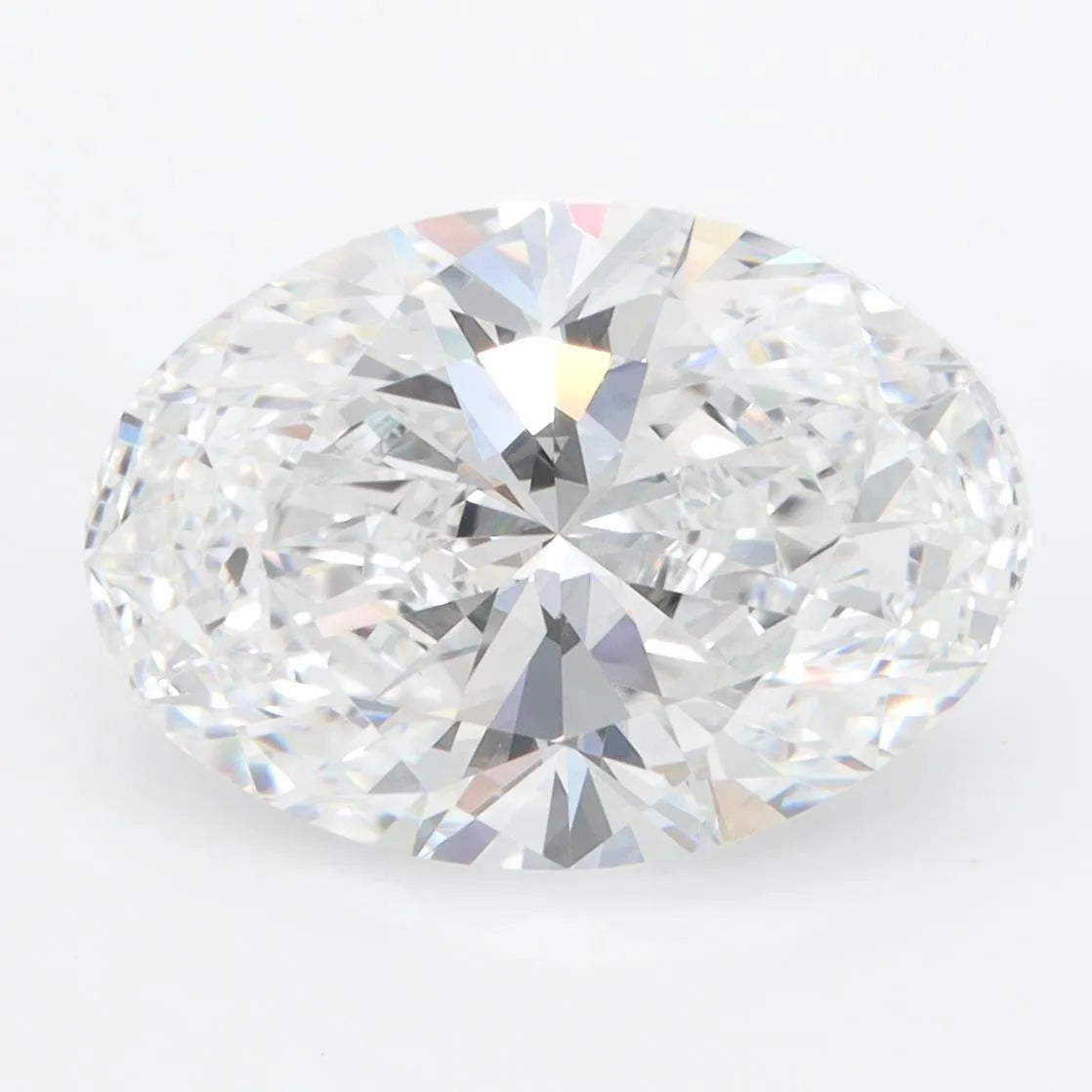 4.65ct Oval Lab Grown Diamond (Colour D, Clarity VVS1, GIA Certified)