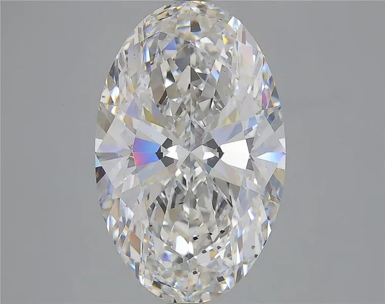 4.66ct Oval Lab Grown Diamond (Colour G, Clarity SI1, IGI Certified)