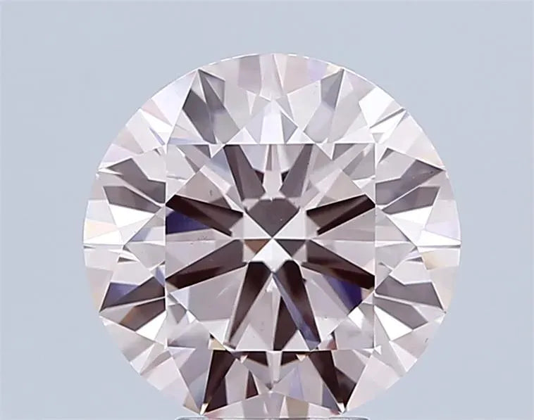 5.25ct Round Lab Grown Diamond (Colour Fancy Light Pink, Clarity VS1, Cut ID, IGI Certified)
