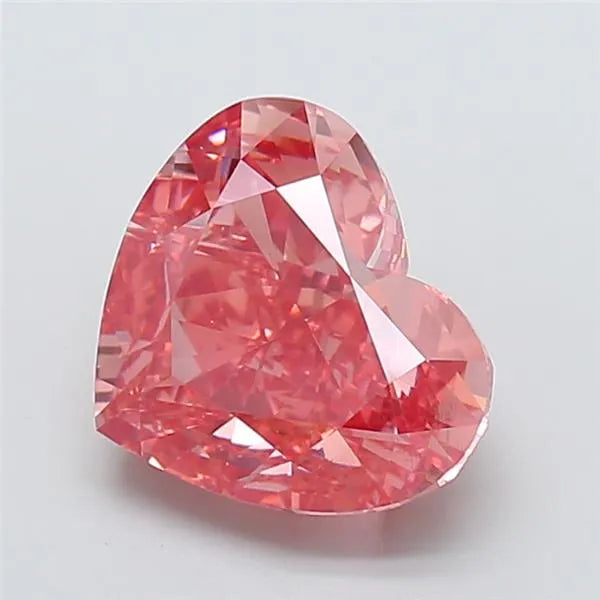 5.62ct Heart Lab Grown Diamond (Colour Fancy Vivid Pink, Clarity VVS2, IGI Certified)